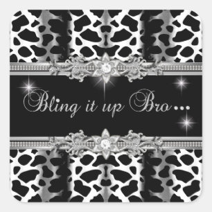 Adesivo Quadrado 2 Lisa Bling Sticker Small Square