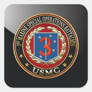 ADESIVO QUADRADO 3º MSOB [3D]