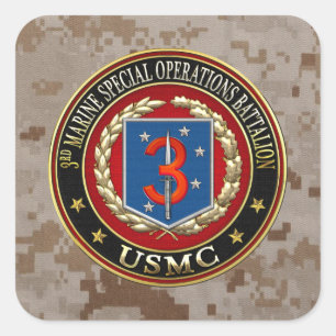 ADESIVO QUADRADO 3º MSOB [3D]