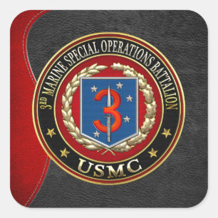 ADESIVO QUADRADO 3º MSOB [3D]