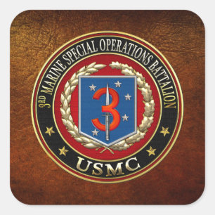 ADESIVO QUADRADO 3º MSOB [3D]