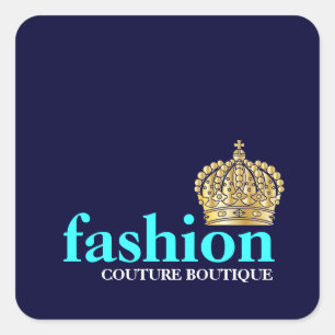 Adesivo Quadrado 311 azuis marinhos Fashionably corajosos da tiara