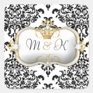 Adesivo Quadrado 311 Ciao Bella & damasco bonito de Dovey