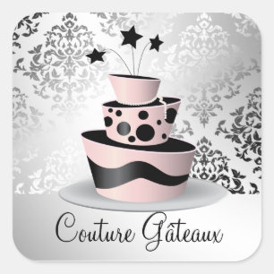 Adesivo Quadrado 311 Couture Gâteaux