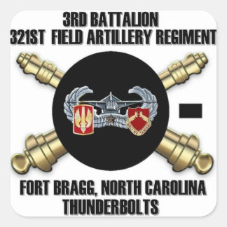 Adesivo Quadrado 3-321 FAR Autocolantes de canhão