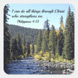 Adesivo Quadrado 4:13 dos Philippians