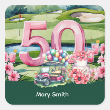 50º aniversário do Golf com o número 50
