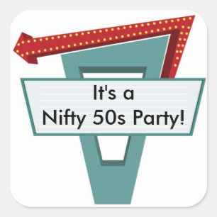 Adesivo Quadrado 50 - Sinal 1