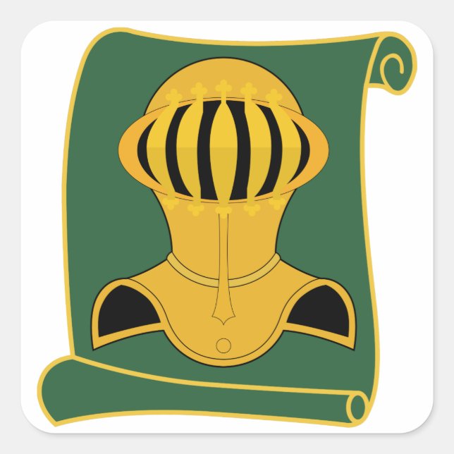 Adesivo Quadrado 525º GUERRA VIGILANTE DO Batalhão da Polícia Milit (Frente)