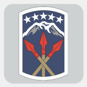 Adesivo Quadrado 593rd Brigada da sustentação
