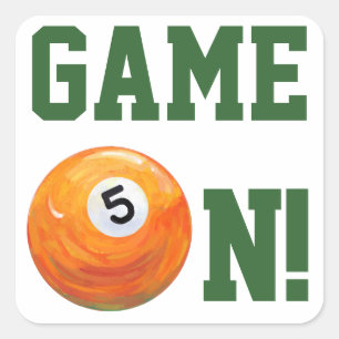 Adesivo Quadrado 5 Ball