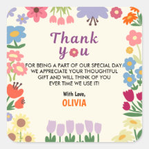 5 de Aniversário da Flor de Flor Selvagem Agradeço