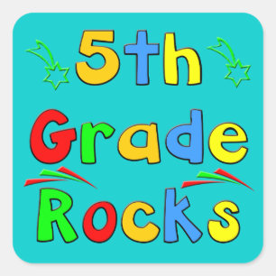 Adesivo Quadrado 5 Grade Rocks Sticker