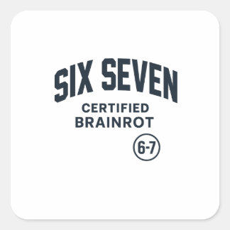 Adesivo Quadrado 6 7 Rotação Cerebral Certificada