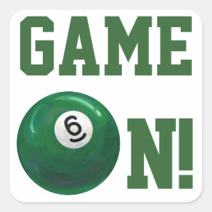 Adesivo Quadrado 6 Ball