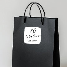 70 e Fabuloso Aniversário de Setenta Script Elegan