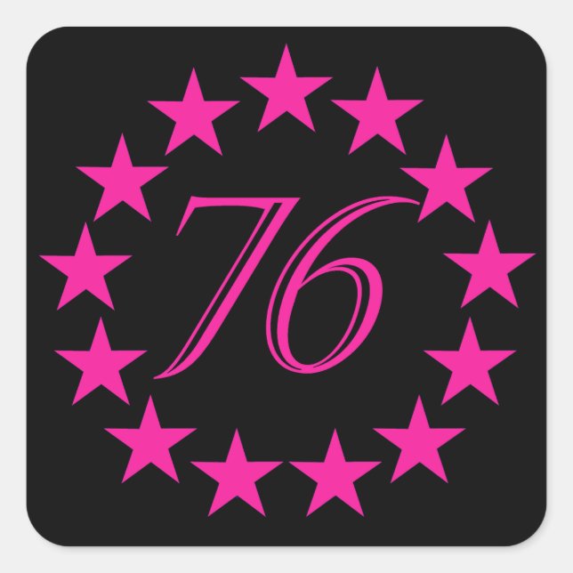 Adesivo Quadrado 76 Especial (Frente)