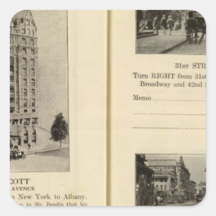 Adesivo Quadrado 79496 hotel Wolcott Broadway no 3ø & no 42nd