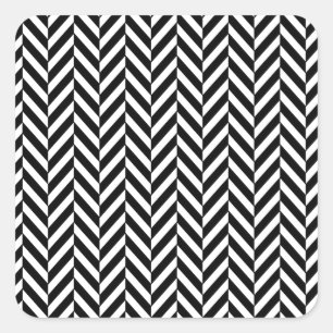 Adesivo Quadrado 8690_chevron ILUSÕES ÓTICAS PRETAS ZIG ZAG