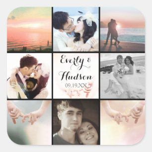 Adesivo Quadrado 9 de suas fotos do Instagram aqui