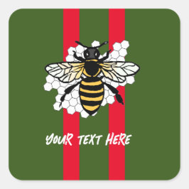 Adesivo Quadrado A abelha