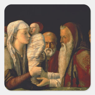 Adesivo Quadrado A apresentação de Jesus no templo