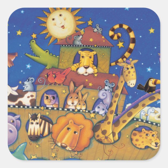 Adesivo Quadrado A Arca (Frente)