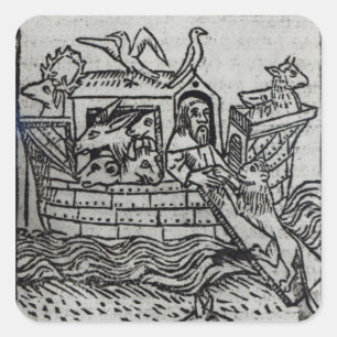 Adesivo Quadrado A arca de Noah