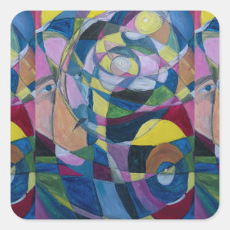 ADESIVO QUADRADO A ARTE PULA REILLY.