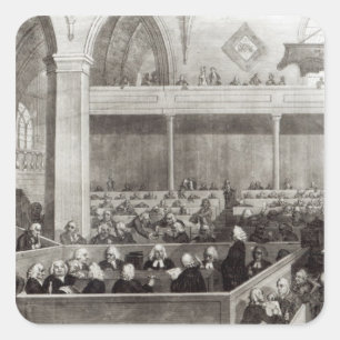 Adesivo Quadrado A Assembleia Geral do Kirk da Escócia