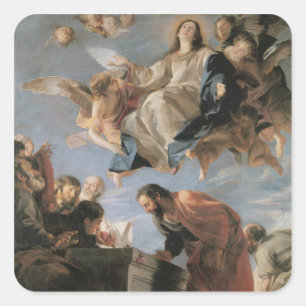 Adesivo Quadrado A Assunção da Virgem, 1673 (óleo na canvas)