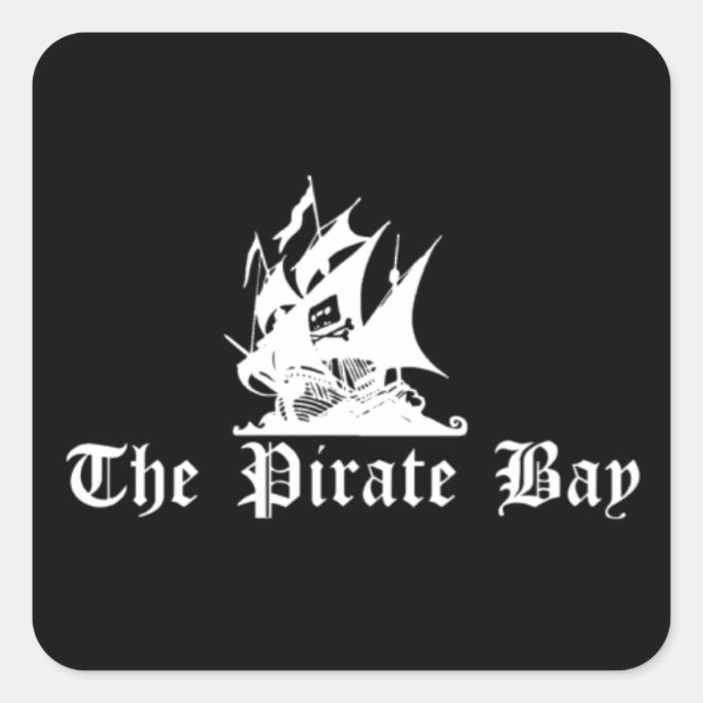 Adesivo Quadrado A Baía Pirate (Frente)