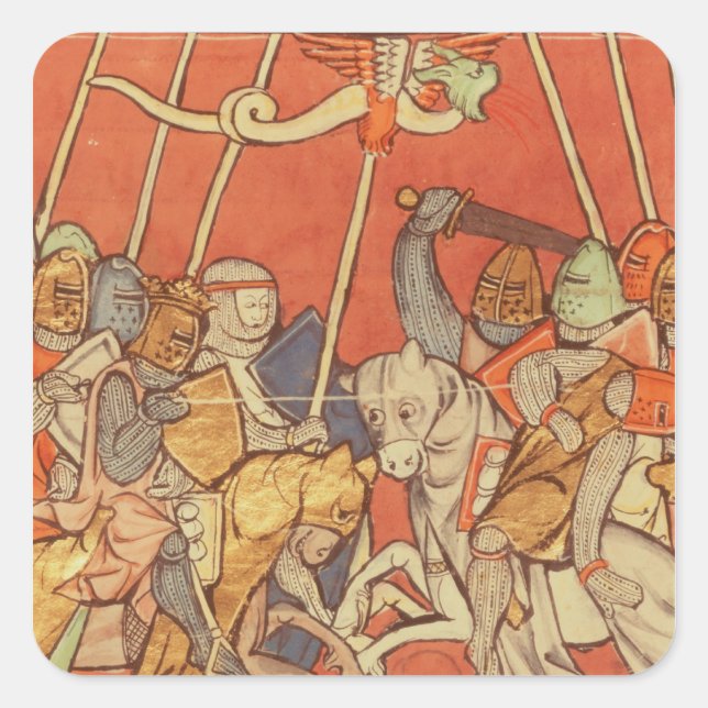 Adesivo Quadrado A Batalha de Bedigran (Frente)