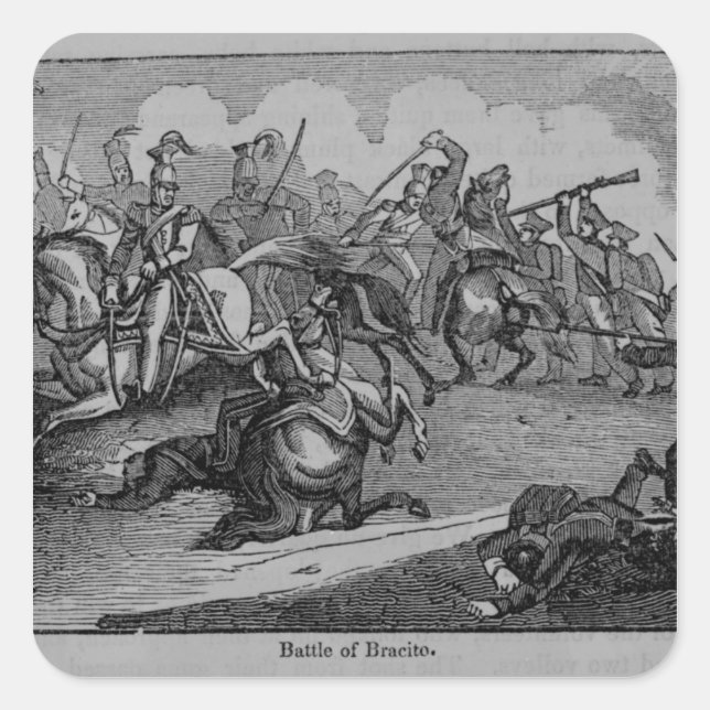 Adesivo Quadrado A Batalha de Bracito (Frente)