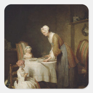 Adesivo Quadrado A benevolência, 1740 2