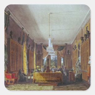 Adesivo Quadrado A biblioteca da rainha, Frogmore