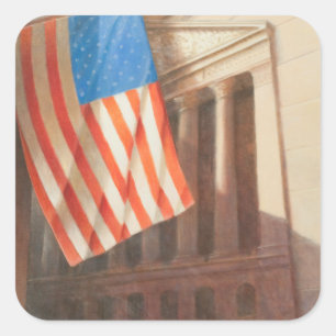 Adesivo Quadrado A Bolsa de Nova Iorque 2010