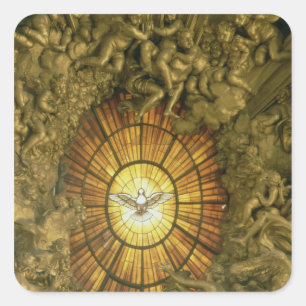 Adesivo Quadrado A cadeira de St Peter