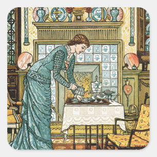 Adesivo Quadrado A Câmara da minha senhora, frontispiece 'ao Beau