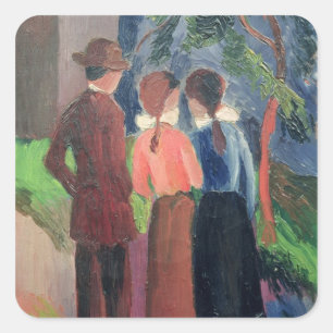Adesivo Quadrado A caminhada, 1914