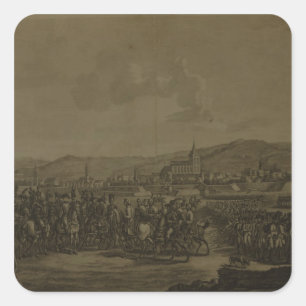 Adesivo Quadrado A capitulação de Ulm em outubro de 1805