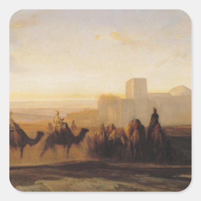 Adesivo Quadrado A Caravana (Frente)