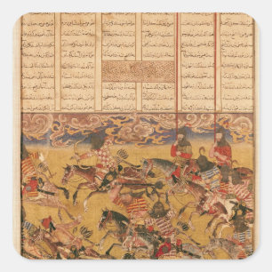 Adesivo Quadrado A carga dos Cavaliers de Faramouz