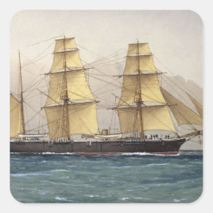 Adesivo Quadrado A Cisne selvagem, 1906