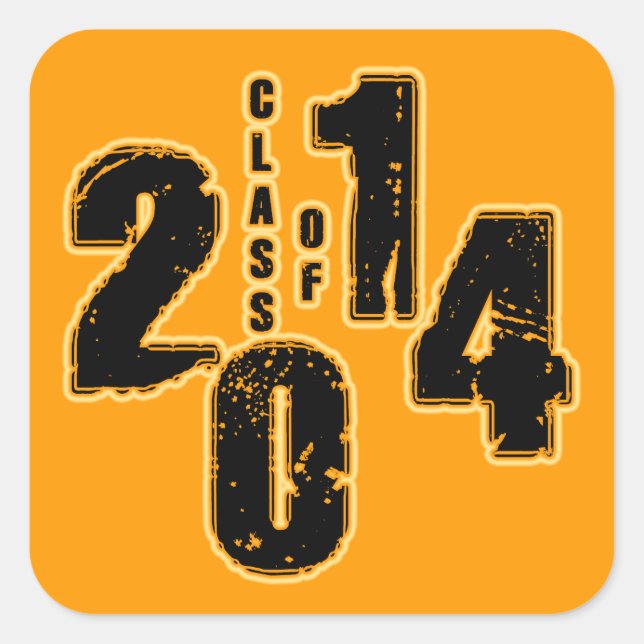 ADESIVO QUADRADO A CLASSE DE 2014 (Frente)