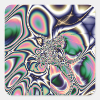 Adesivo Quadrado A Coleção de Grafites Mensurados