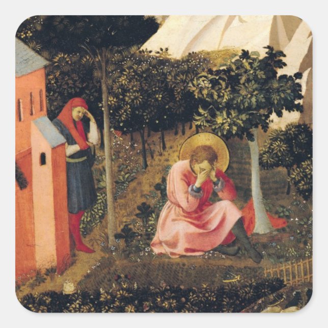 Adesivo Quadrado A Conversão de Ruas. Augustine (Frente)