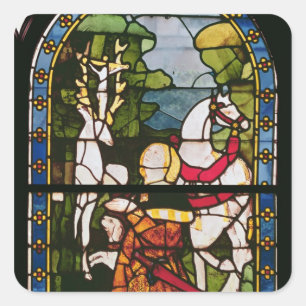 Adesivo Quadrado A conversão de St. Eustace