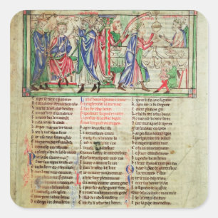 Adesivo Quadrado A coroação do filho do rei Henry II