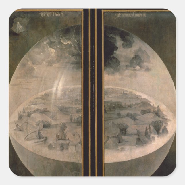 Adesivo Quadrado A Criação do Mundo 2 (Frente)